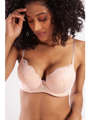 Gracia Foam Cup Push Up Bra,pudra Renk Konforlu ve Şık Sütyen