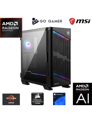 Go Gamer CR24 AMD Ryzen 9 9900X3D / X870 / 128GB DDR5 6000Mhz / 1TB Gen5 NVMe SSD / 360mm Sıvı Soğutma / OEM Ev Ofis Paket