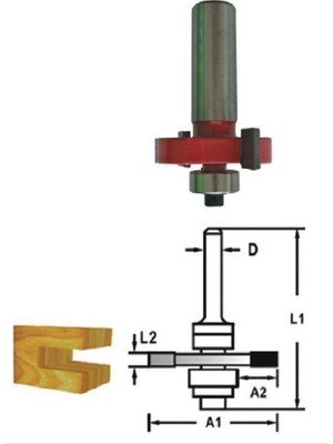 Topshop TH14444 2.7mm Lamba Freze Bıçağı 5’li