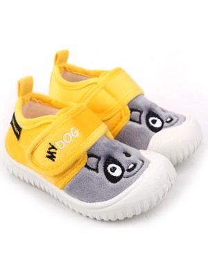 Gezer Kız/erkek Çocuk Günlük Cırtlı Panduf Kreş Ayakkabı