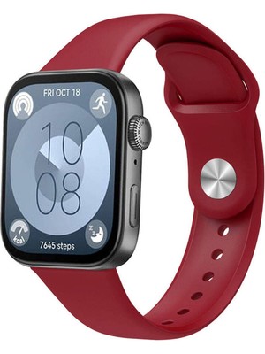 Nezih Case Huawei Watch Fit 3 / Fit 4/ Fit 4 Pro / Fit 5 / Fit 5 Pro Uyumlu Yumuşak Soft Silikon Renkli Spor Kordon Kayış