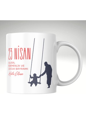 Applucky 23 Nisan Ulusal Egemenlik ve Çocuk Bayramı 1 Baskı Kupa Bardak