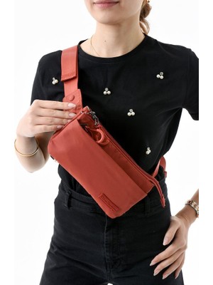 Unisex Bel Çantası Free Bag Paraşüt Kumaş Hafif Yağmur Geçirmez Kumaş Çok Cepli Body Bag 23*12 cm