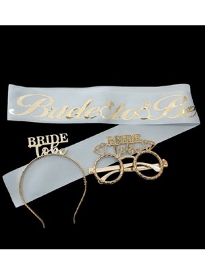 Bride To Be Plastik Taç ve Kuşak Seti Bride To Be Bekarlığa Veda Partisi