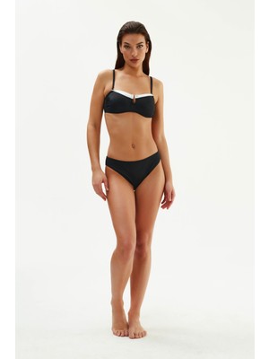 Siyah 2048ESBK Straplez Bikini Tk.
