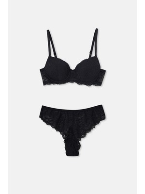 ERSK1110 Begonvile Dantel Boş Cup Sütyen Tk.