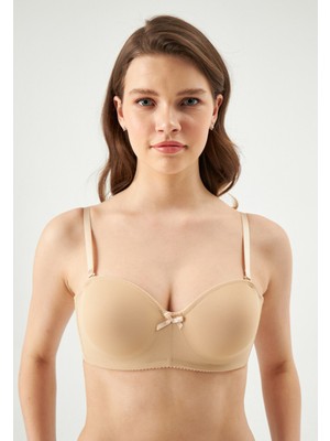 Ten ERSK140 Camellıa Straplez Boş Cup Tek Sütyen