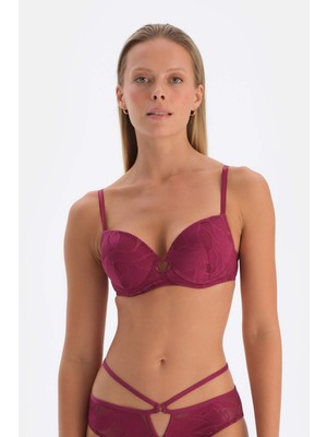 Mürdüm Önü Detaylı Balenli Dolgulu Sütyen