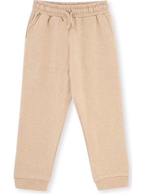 Kahve Melanj Ribana Detaylı Eşofman Alt