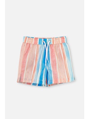 Mavi-Somon Micro Erkek Çocuk Şort