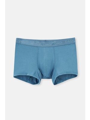 Koyu Indigo Düz Micro Modal Boxer