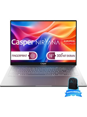 Casper Nirvana S200 300NIT İ7-13620H 16GB Ddr5 Ram 480GB SSD Freedos Taşınabilir Bilgisayar S200.1362-BV00X-G-F-CANEX16