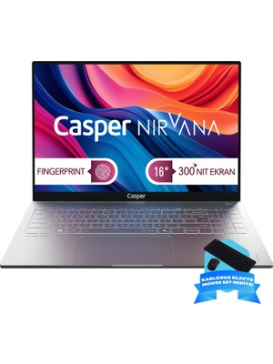 Casper Nirvana Taşınabilir Bilgisayar S100 300NIT I5-13420H 8gb Ddr5 Ram 480GB SSD Freedos Taşınabilir Bilgisayar S100.1342-8V00X-G-F-D200