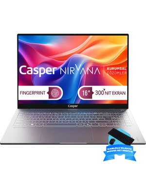 Casper Nirvana S200 300NIT I5-13420H 16GB Ddr5 Ram 480GB SSD Freedos Taşınabilir Bilgisayar S200.1342-BV00X-G-F-D2D1