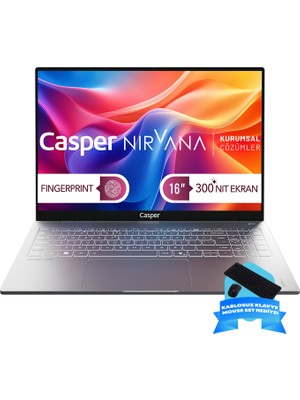 Casper Nirvana S200 300NIT İ7-13620H 64GB Ddr5 Ram 1tb SSD Freedos Taşınabilir Bilgisayar S200.1362-EF00X-G-F-D200