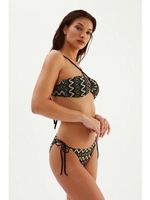 Siyah 2104ESBK Dantelli Bikini Tk