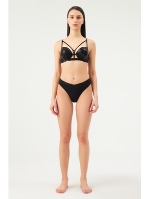 Siyah 1067ESBK Double Push-Up Bikini Tk.