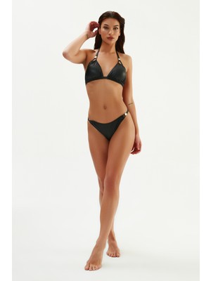 Siyah 2039ESBK Üçgen Bikini Tk.