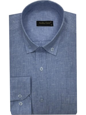 Atilla Özer Uzun Kol Klasik Erkek Gömlek 7336
