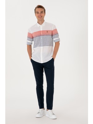 U.s. Polo Assn. Erkek Lacivert Pantolon (Kanvas-Chino) 50300476-VR033