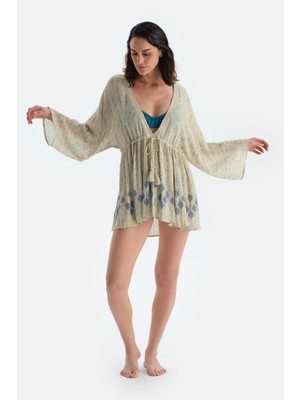 Multicolor Uzun Kol Elbise