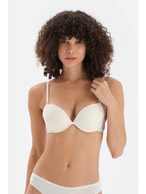 Dagi Ekru 1116KC Maddıe Extra Tam Dolgulu Sütyen Destekli Kumaş %80 Poliamid %20 Elastan