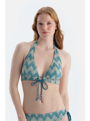 Dagi Multicolor Üçgen Geniş Bikini Üst