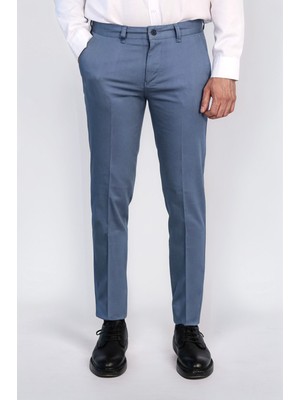 Velvarde Slim Chıno Pantolon Mavi