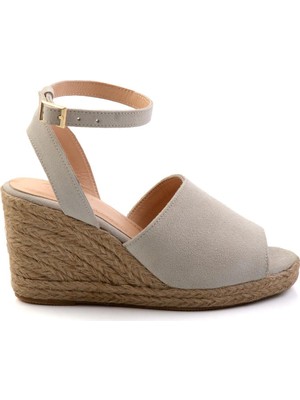 Bej Leather Kadın Sandalet K05718071101