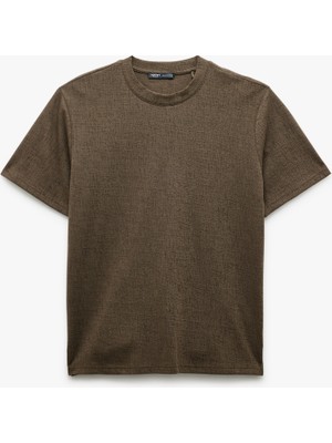 Koton Kısa Kollu Pamuklu Regular Fit Bisiklet Yaka Tişört