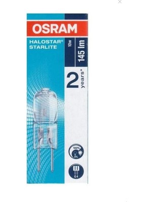 Osram 12/10 W G4 Kapsul Halostar Halojen Ampul