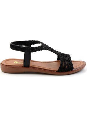 Siyah  Kadın Sandalet K05891050716