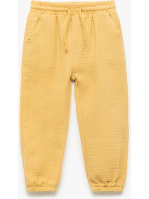 Koton Pamuklu Beli Bağcıklı Cepli Basic Jogger Pantolon