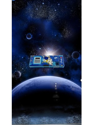 Taros Kırtasiye LORDSTORE805 Unıck Color Space Hesap Makineli Fonksiyonel Kalem Kutusu