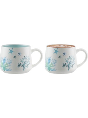 Madame Coco Manarola Figürlü Kupa Porselen Renkli 380 ml Bulaşık Makinesinde Yıkanabilir