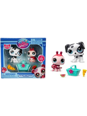 Littlest Pet Shop Minişler 2’li Figür Seti S3 - 156&AMP;149 Dalmaçya Köpeği ve Uğur Böceği