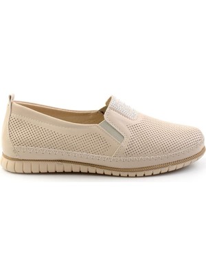 Bej Leather Kadın Casual Ayakkabı K01140005203