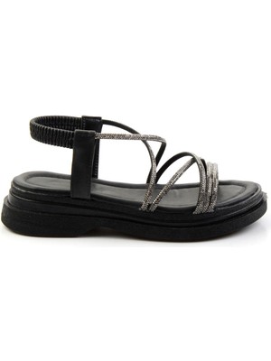 Siyah  Kadın Sandalet K05761055009