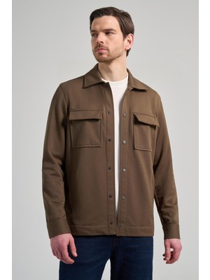 Vizon Armürlü Bebe Yaka Kendinden Pamuklu Garnisiz-Biyesiz Standart Fit Mont 1007245163