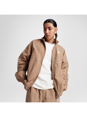 Converse Retro Windbreaker Erkek Kahverengi Ceket
