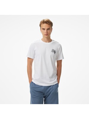 Converse Skeleton Party Erkek Beyaz T-Shirt
