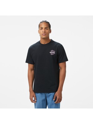 Converse Loose Fit Erkek Grafik Baskılı Siyah T-Shirt