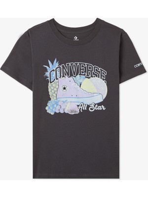 Converse Chuck &fruit Çocuk Siyah T-Shirt
