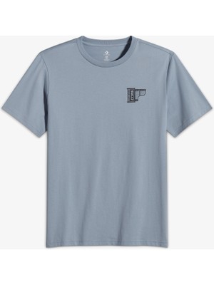 Converse Erkek Mavi T-Shirt