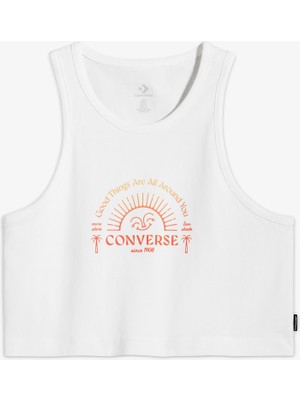 Converse Kadın Beyaz T-Shirt