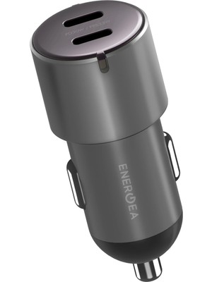 Energea Aludrive D60 66W 2 Adet 33W Type-C Çıkışlı Alüminyum Araç Içi Şarj Aleti