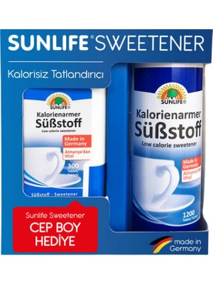 Sunlife Sweetener 1200 Tablet + 300 Tablet Hediye