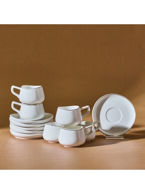 Karaca Hole 6 Kişilik Kahve Fincan Takımı 80 ml