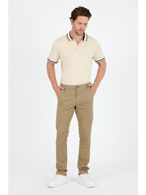 Erkek Slim Fit Chino Pantolon – %98 Pamuk %2 Elastan Rahat Şık Günlük Esnek Kumaş Pantolon 1012