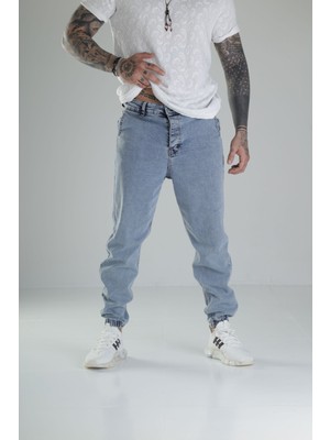 Buz Mavisi Jogger Kot Pantolon